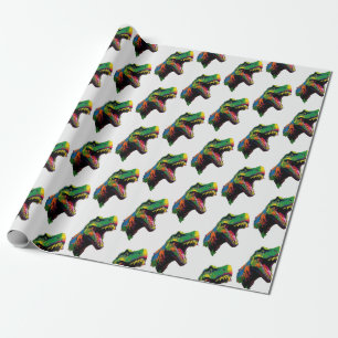 Dino happy Birthday kinderen Cadeaupapier