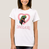 Dino Happy Love Dinosaurussen T-shirt (Voorkant)