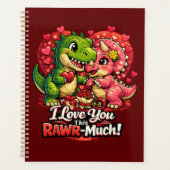 Dino Hearts Rawr Much Valentine,Couple Anniversary (Devant)