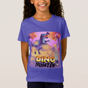 Dino Hunter Illustration T-shirt