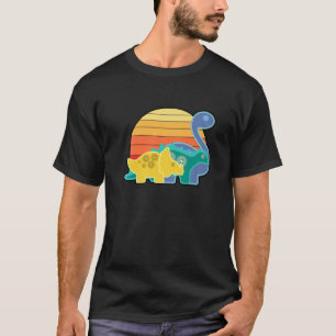 Dino-identificatietypen paleontologie dinosaurus t-shirt