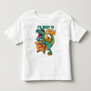 Dino Ik ben klaar om te verpletteren PRE-K Klas Kinder Shirts