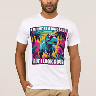 Dino in een zonnebril Funny T-shirt – Prehistorisc