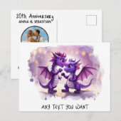 *~* Dino Invitation Danse AP48 PHOTO Carte Postale (Devant / Derrière)