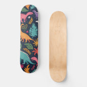 Dino Jungle Adventure" Skateboard Deck (Recto)