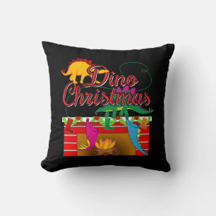 Dino Kerstmis - Dinosaur Stockings Kussen