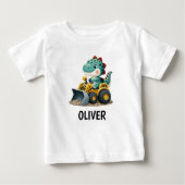 Dino Kind op Gele Bouwvoertuig (Voorkant)