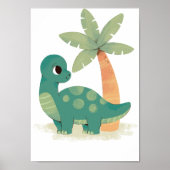 Dino-kinderkamerposter Dinosaurussen Kinderkamerpr Poster (Voorkant)