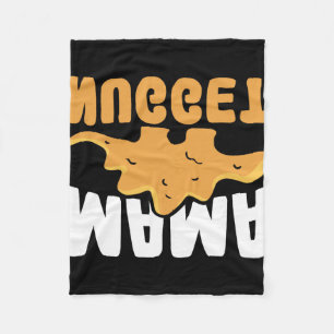Dino Kip Mama Nugget Vrouwen Dino Nugget Fleece Deken