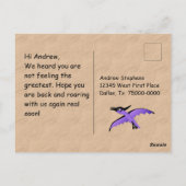 Dino Land Lieve Dino Briefkaart (Achterkant)