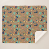 Dino Land Sherpa Deken (Voorkant (horizontaal))