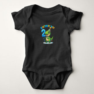 Dino Level Two Unlocked Tee | Prehistoric Birthday Romper