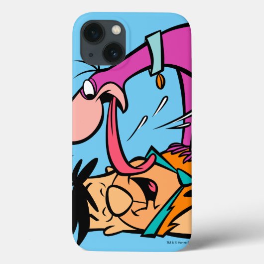 Dino Licking Fred Flintstone Case-Mate iPhone Case (Achterkant)