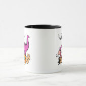 Dino Licking Fred Flintstone Mok (Midden)