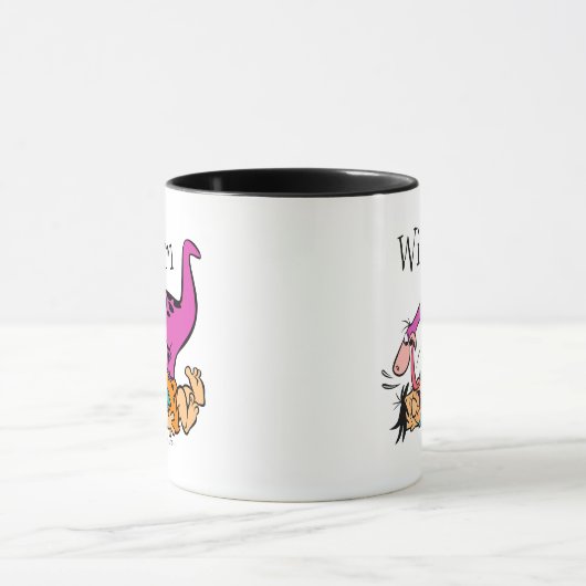 Dino Licking Fred Flintstone Mok (Midden)