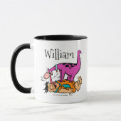 Dino Licking Fred Flintstone Mok (Links)