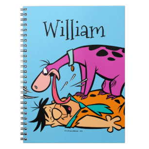 Dino Licking Fred Flintstone Notitieboek