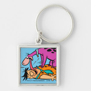Dino Licking Fred Flintstone Sleutelhanger