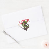 Dino Love Heart Stickers (Envelop)