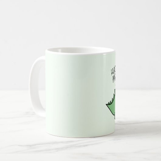 Dino Love Mug ! [En vert] (Devant gauche)