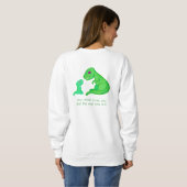 Dino Mam houdt van je Sweatshirt (Achterkant volledig)