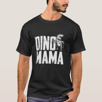 Dino Mama Dinosaur Matching Family T Rex T-shirt