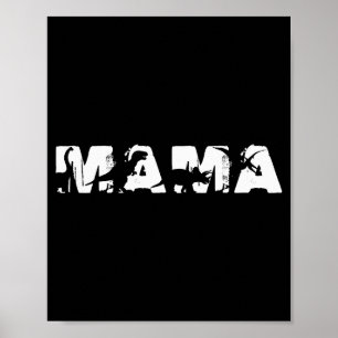Dino Mama Grappig Op Moederdag Voor Mamasaurus Poster