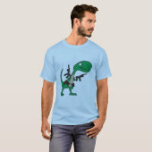 Dino met Pistolen T-shirt (Voorkant volledig)