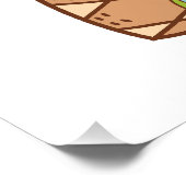 DINO-mijt Verjaardag Perfect Poster (Hoek)