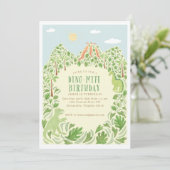 Dino-mite Birthday Party Kaart (Staand voorkant)