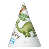 Dino-mite t-rex verjaardagsfeest feesthoedjes (Rechts)