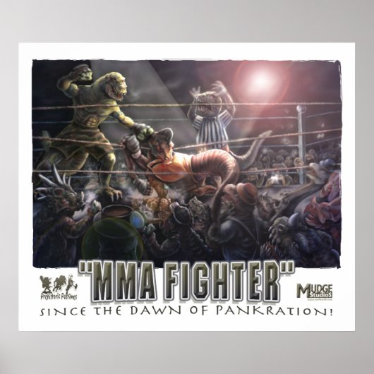 Dino MMA Battle Dawn of Pankration Poster (Voorkant)