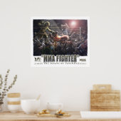 Dino MMA Battle Dawn of Pankration Poster (Keuken)
