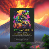 Dino Monster Truck Party uitnodiging