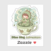Dino Mug Adventure Sticker (Vel)