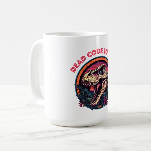 Dino Mug - Dead Code Society (Devant gauche)