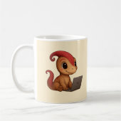 Dino Mug – Dino Kammli am Laptop (Gauche)