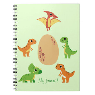Dino Notitieboek – Mooie Dinosaurus Dagboek