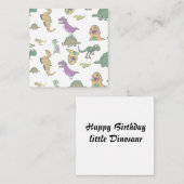 Dino Notitiekaartje (Voorkant / Achterkant)