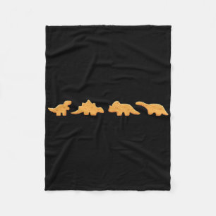 Dino Nuggets Grafische Kip Nugget Liefhebber  Fleece Deken