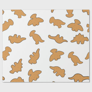 Dino Nuggets Patroon Cadeaupapier
