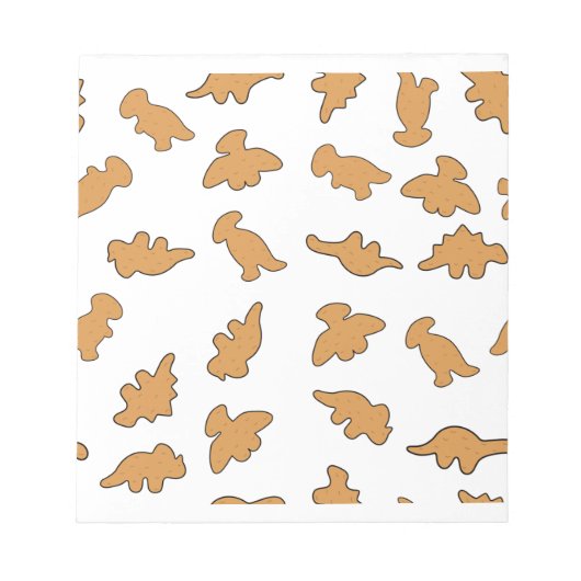 Dino Nuggets Pattern Notitieblok (Voorkant)