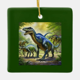 Dino Oerwoud Adventure Keramisch Ornament