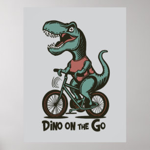 Dino onderweg poster