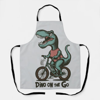Dino onderweg schort