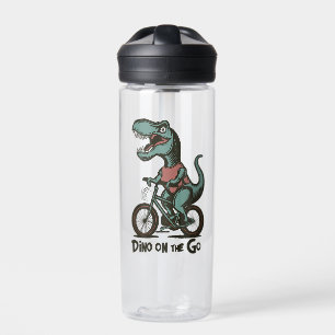 Dino onderweg waterfles