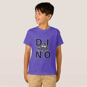 DINO - Paarse Kinderen Hanes TAGLESS® T-Shirt