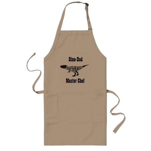 Dino-pap, meester Chef,  Schort (Voorkant)