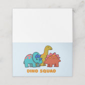 Dino Place-kaart (Buitenkant ongevouwen)