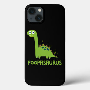 Dino Poopasaurus Poop Emojis Dinosaur iPhone 13 Hoesje